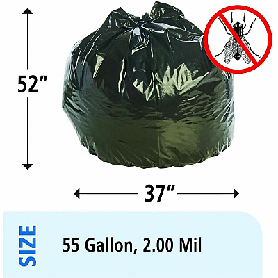 Stout by Envision by Envision by Envision Stout by Envision by Envision Insect Repellent Trash Bags (STOP3752K20)