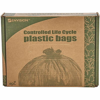 Stout by Envision by Envision by Envision Stout by Envision by Envision Controlled Life-Cycle Plastic Trash Bags (STOG3340E11)