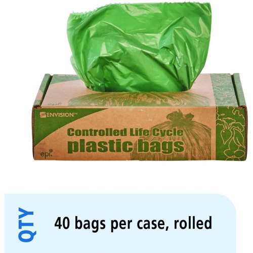 Stout by Envision by Envision by Envision Stout by Envision by Envision Controlled Life-Cycle Plastic Trash Bags (G3340E11)