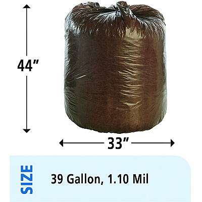 Stout by Envision by Envision by Envision Stout by Envision by Envision Controlled Life-Cycle Plastic Trash Bags (STOG3344B11)