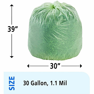 Stout by Envision by Envision by Envision Stout by Envision by Envision EcoSafe Trash Bags (STOE3039E11)