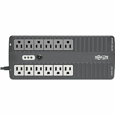 Tripp Lite 900VA 480W Standby UPS - 12 NEMA 5-15R Outlets, 120V, 50/60 Hz, 5-15P Plug, ENERGY STAR, Desktop/Wall (INTERNET900U)