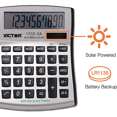 Victor 11003A Mini Desktop Calculator