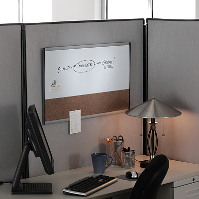 Quartet Arc Cubicle Combination Board (QRTARCCB3018)