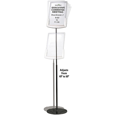 Durable SHERPA Acrylic Floor Stand (DBL558957)