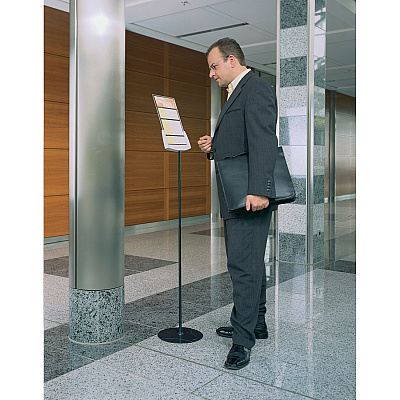Durable SHERPA Acrylic Floor Stand (DBL558957)