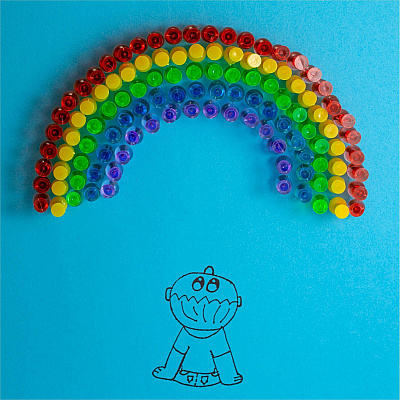 Officemate Translucent Push Pins (OIC35710)