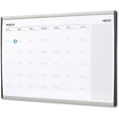Quartet Arc Cubicle Whiteboard Calendar (QRTARCCP3018)