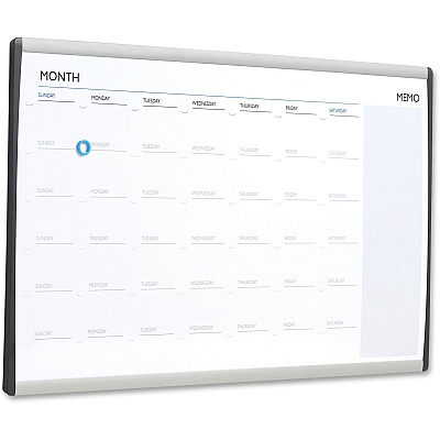 Quartet Arc Cubicle Whiteboard Calendar (QRTARCCP3018)