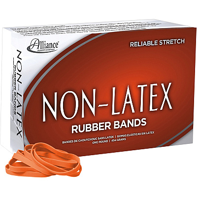 Alliance Rubber 37646 Non-Latex Rubber Bands - Size #64