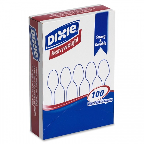 Dixie Heavyweight Disposable Teaspoons Grab-N-Go by GP Pro (TH207)