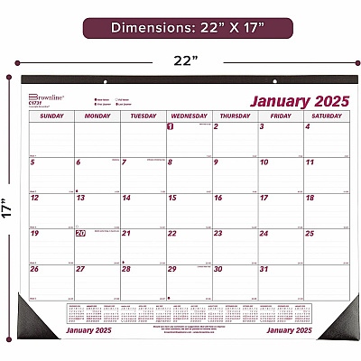 Brownline Professional Monthly Desk/Wall Calendar (C1731)