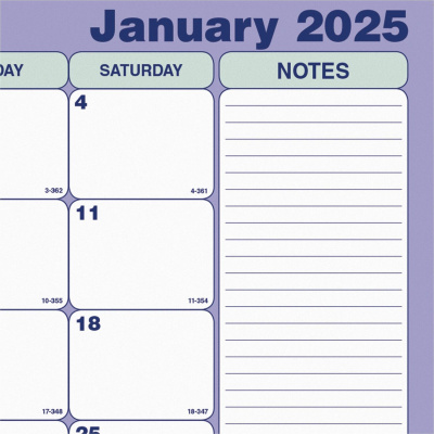 Blueline Monthly Desk Pad/Wall Calendar 17-3/4" x 10-7/8" , English (REDC181700)