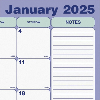 Blueline Monthly Desk Pad/Wall Calendar, 21-1/4" x 16" , English (REDC181731)