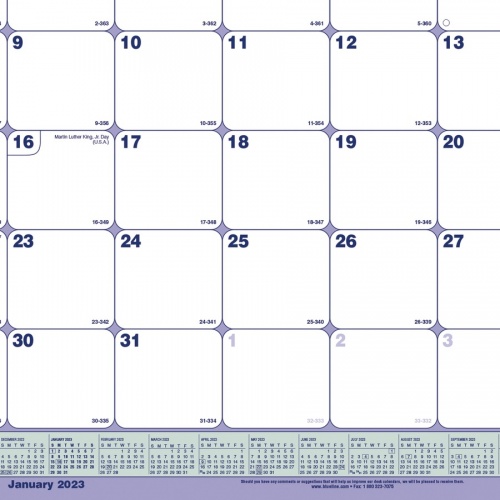 Blueline Monthly Desk/Wall Calendar 2023 (C181731)