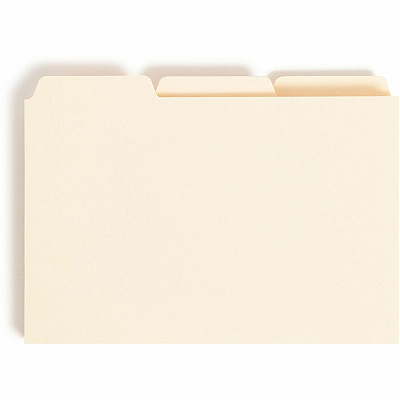 Smead Card Guides with Blank Tab (SMD56030)