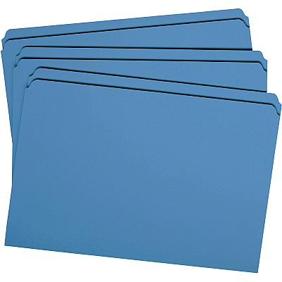 Smead Colored Straight Tab Cut Legal Recycled Top Tab File Folder (SMD17010)