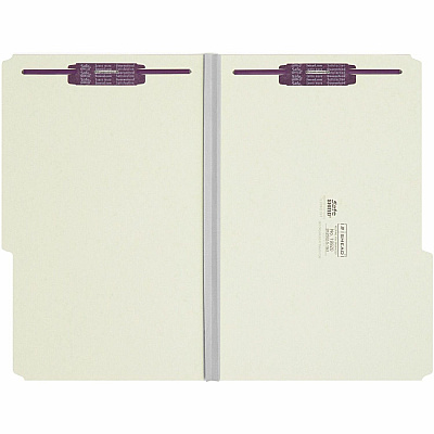 Smead 2/5 Tab Cut Legal Recycled Fastener Folder (SMD19920)