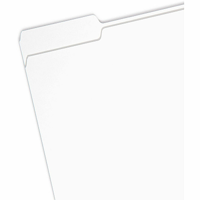 Smead Colored 1/3 Tab Cut Letter Recycled Top Tab File Folder (SMD12843)