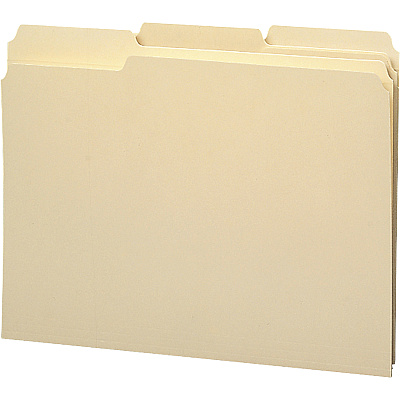 Smead 1/3 Tab Cut Letter Recycled Top Tab File Folder (SMD10347)