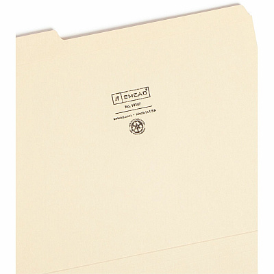 Smead 1/3 Tab Cut Letter Recycled Top Tab File Folder (SMD10347)