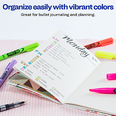 Avery Pen-Style Fluorescent Highlighters (AVE23565)
