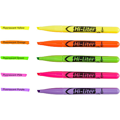 Avery Pen-Style Fluorescent Highlighters (AVE23565)