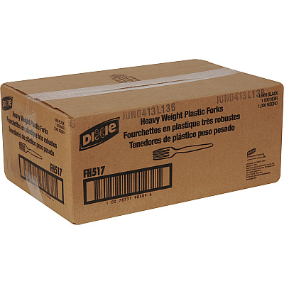 Dixie Heavyweight Disposable Forks by GP Pro (DXEFH517)