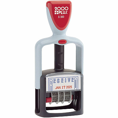 COSCO 2000 Plus S360 RECEIVED Two-Color Dater (COS011034)