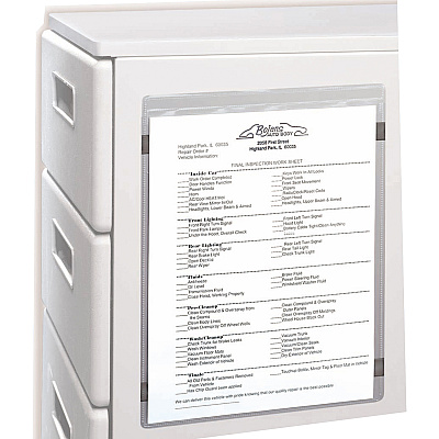 C-Line Magnetic Vinyl Shop Ticket Holders, Welded (CLI83911)