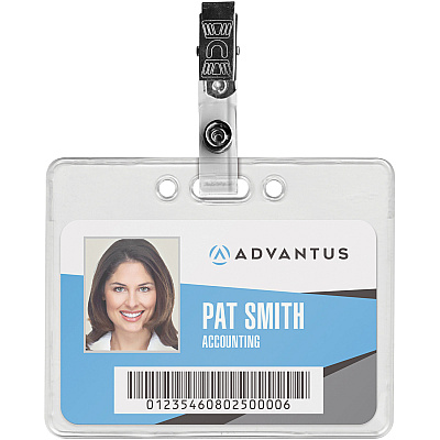 Advantus Badge Strap with Clip (AVT75410)