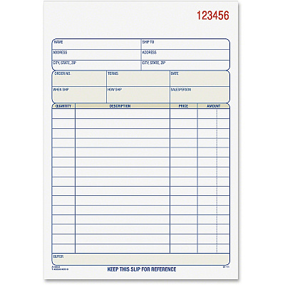 TOPS 2-part Carbonless Sales Order Book (TOP46500)