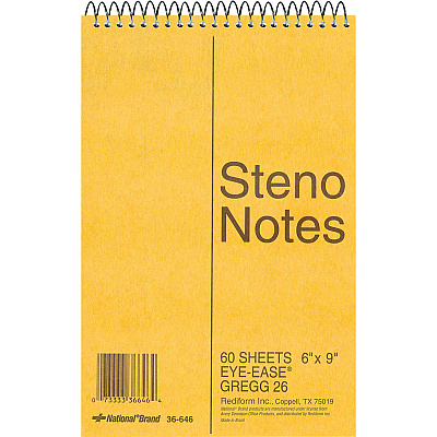 Rediform Wirebound Steno Notebook (RED36646)