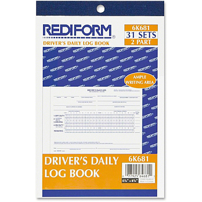 Rediform Carbonless 2-part Driver's Daily Log Book (REDS5031NCL)