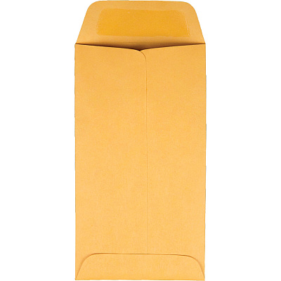 Quality Park No. 7 Coin and Small Parts Envelopes with Gummed Flap (QUA50762)