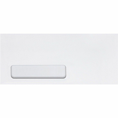 Quality Park No. 10 Single Window Envelope with a Self-Seal Closure (QUA21318)