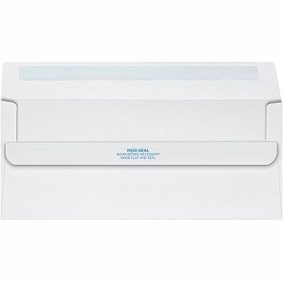 Quality Park No. 10 Single Window Envelope with a Self-Seal Closure (QUA21318)