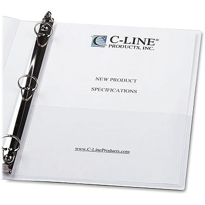 C-Line Self-Adhesive Add-On Poly Filing Pocket (CLI70185)
