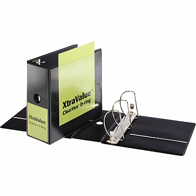 Cardinal Performer ClearVue 5" Slant-D Binder (CRD17951)