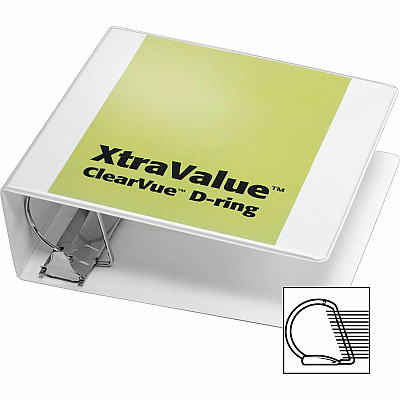 Cardinal Performer ClearVue Slant-D Ring Binder (CRD17810)
