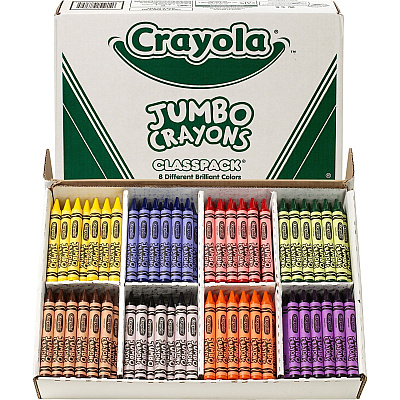 Crayola 8-Color Jumbo Crayon Classpack (CYO528389)