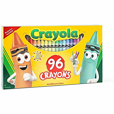 Crayola Built-in Sharpener 96 Count Crayons (CYO520096)