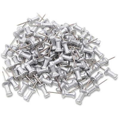 Gem Office Products Aluminum Pushpins (GEMCPAL4)