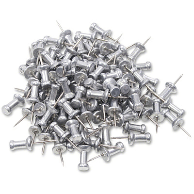 Gem Office Products Aluminum Pushpins (GEMCPAL3)