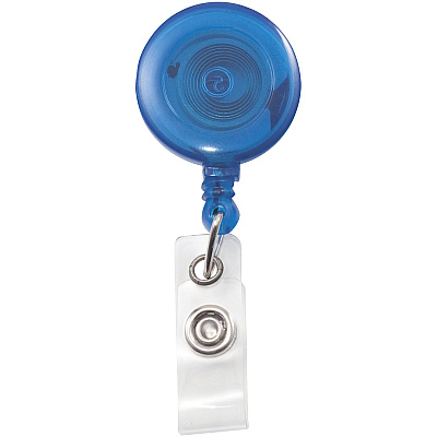Advantus Translucent Retractable ID Card Reel with Snaps (AVT75472)