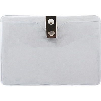 Advantus Horizontal Badge Holder with Clip (AVT75456)
