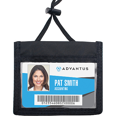 Advantus Horizontal ID/Convention Neck Pouch (AVT75452)