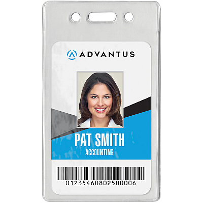 Advantus Proximity Card Vertical Badge Holder (AVT75451)