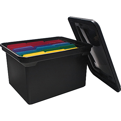 Advantus File Tote with lid (AVT34052)