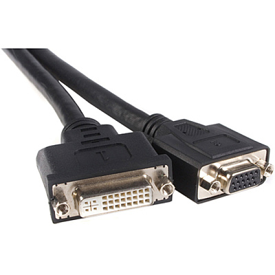 StarTech 8in Lfh 59 To Dvi I Vga Dms 59 Cable (DMSDVIVGA1)